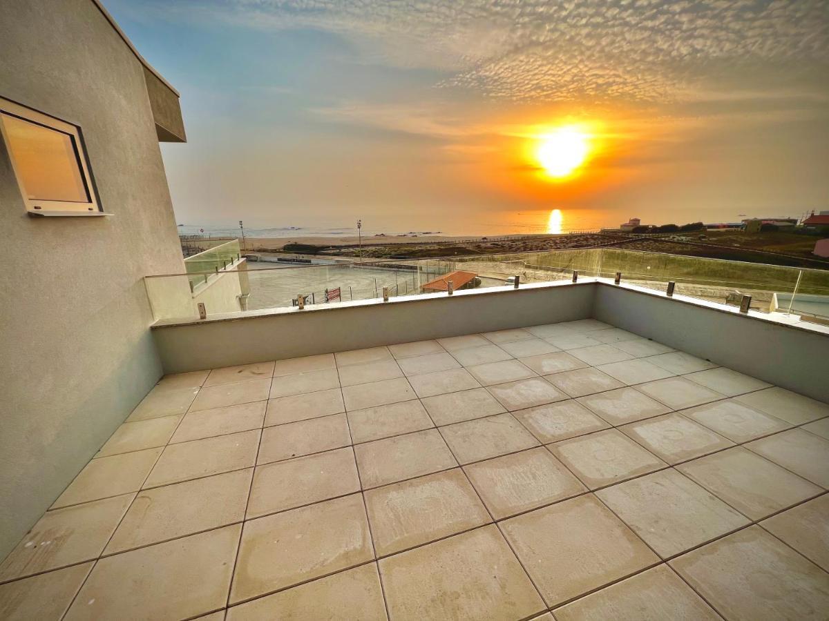 Povoa De Varzim-Sleeps4-Beachfront-Ac-Parking Póvoa de Varzim Exterior foto